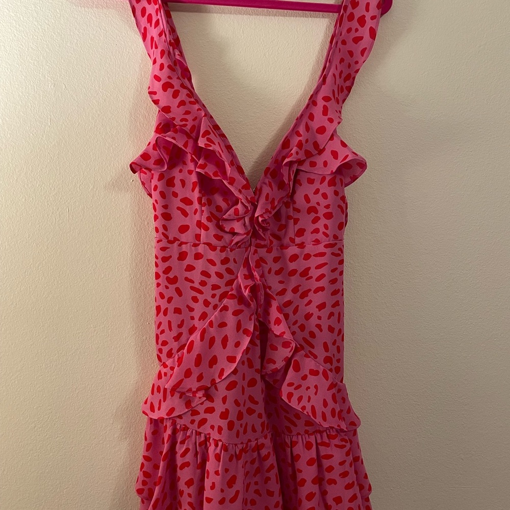 Pink Leopard Dress